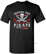 Camiseta pirata beber rum