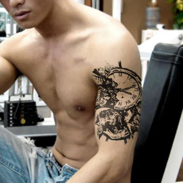 Tatuagens Temporárias - Relógio Mortal