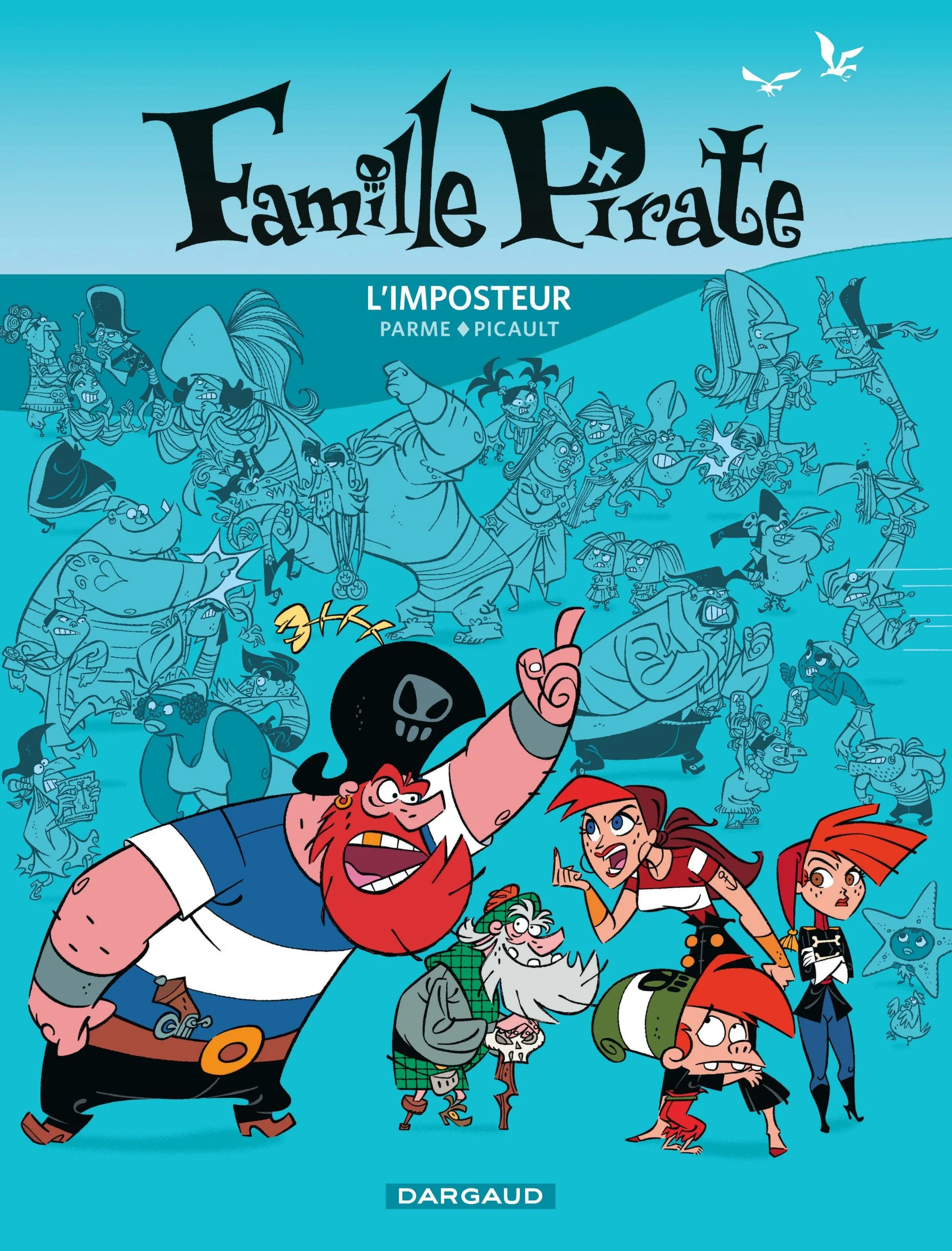 Livro Pirata<br>HQ A Família Pirata