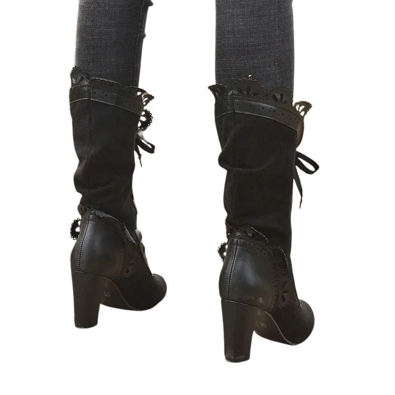 Botas Steampunk Vitorianas em Ação