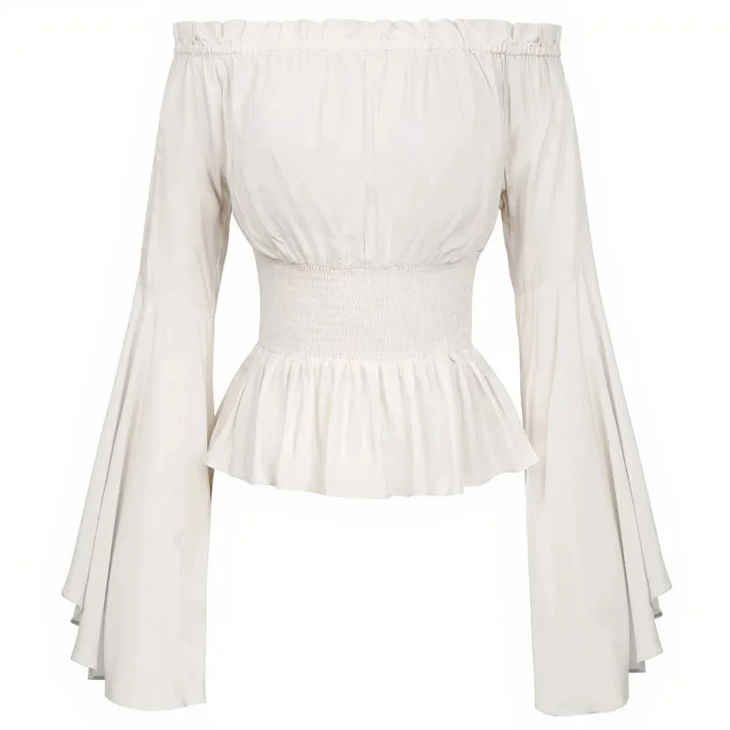 Camisa Pirata Branca para Mulher