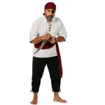 Fantasia de pirata homem luxo