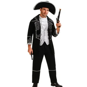 Fantasia de capitão pirata masculino