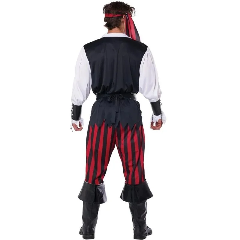 Fantasia de Halloween homem pirata