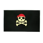 Bandeira Pirata - Jolly Roger Amarelo