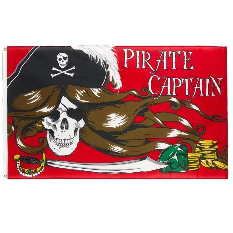 Bandeira Pirata - A Capitã Sanguinária