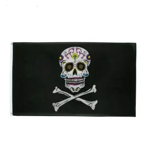 Bandeira Pirata - Caveira Mexicana