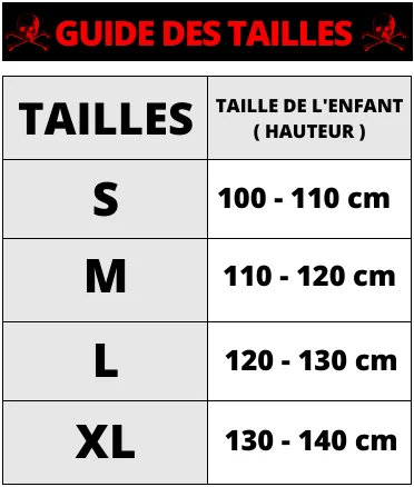 Fantasia de Pirata Menino - 3 Anos