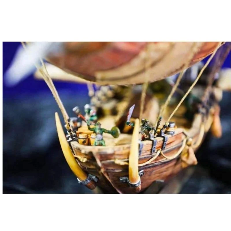 Detalhe do Barco Pirata Voador