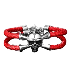 Bracelete Pirata - Couro De Sangue (Couro)