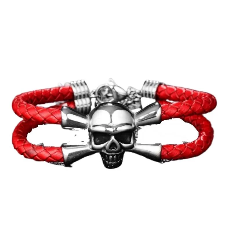 Bracelete Pirata - Couro De Sangue (Couro)