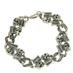 Bracelete Pirata - Caveira Esqueleto