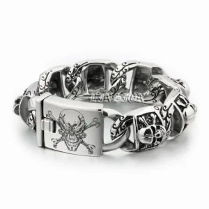 Bracelete Pirata - Trash Jolly Roger