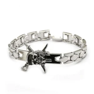 Bracelete Pirata - Das Caraíbas (Aço)