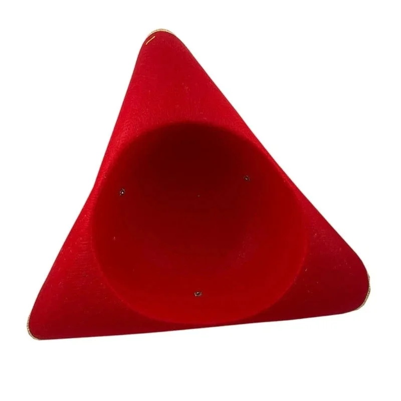 Chapéu de pirata vermelho