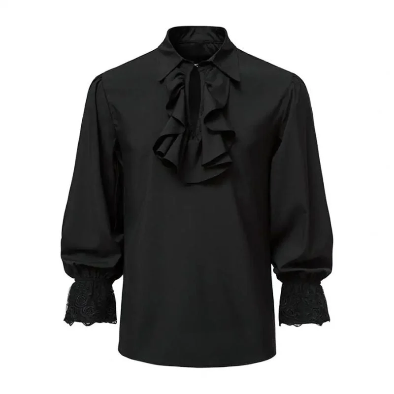 camisa com babados pirata - Image 6