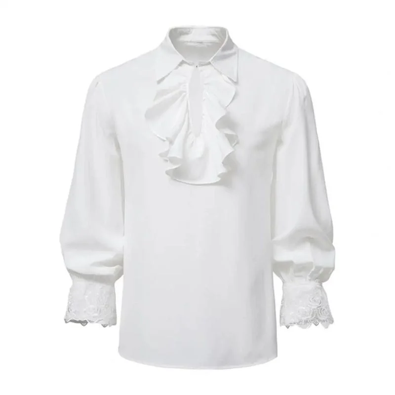 camisa com babados pirata - Image 4