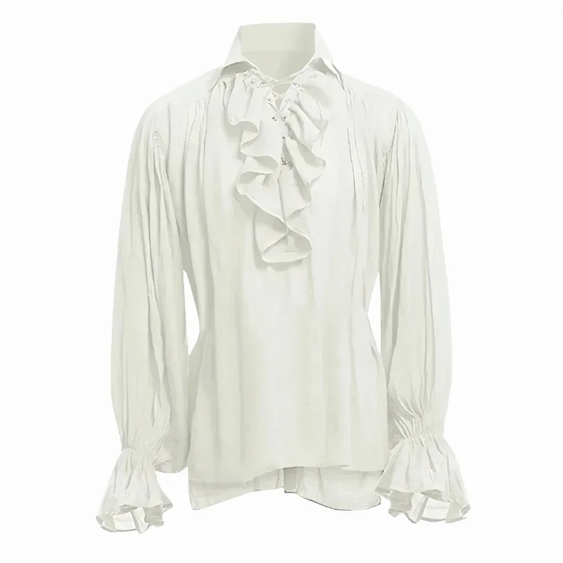 Camisa Pirata do Caribe com detalhes