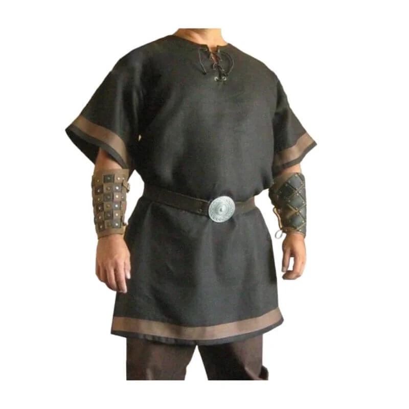 Camisa Pirata Guerreiro Preta