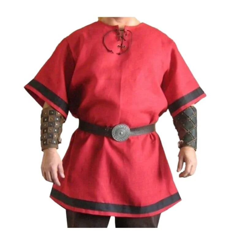 Camisa Pirata Guerreiro Vermelha