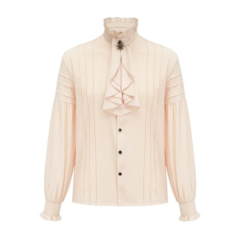 Camisa pirata masculina com gola