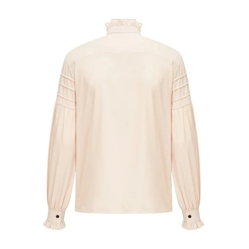 Camisa pirata masculina com gola