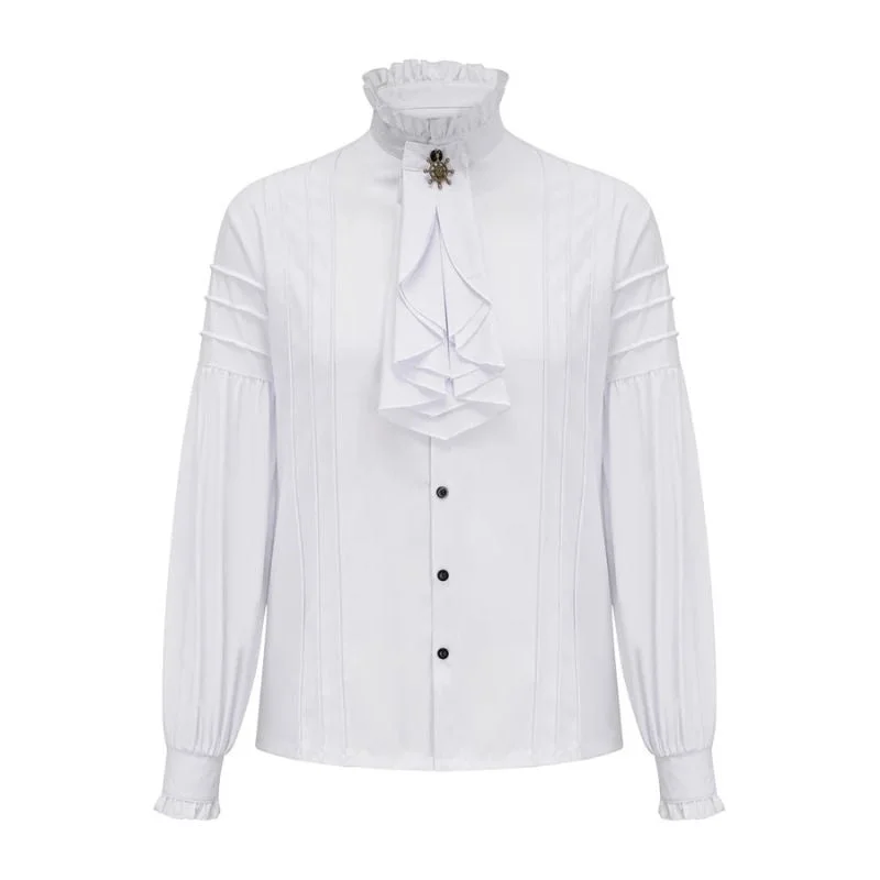 Camisa pirata masculina com gola