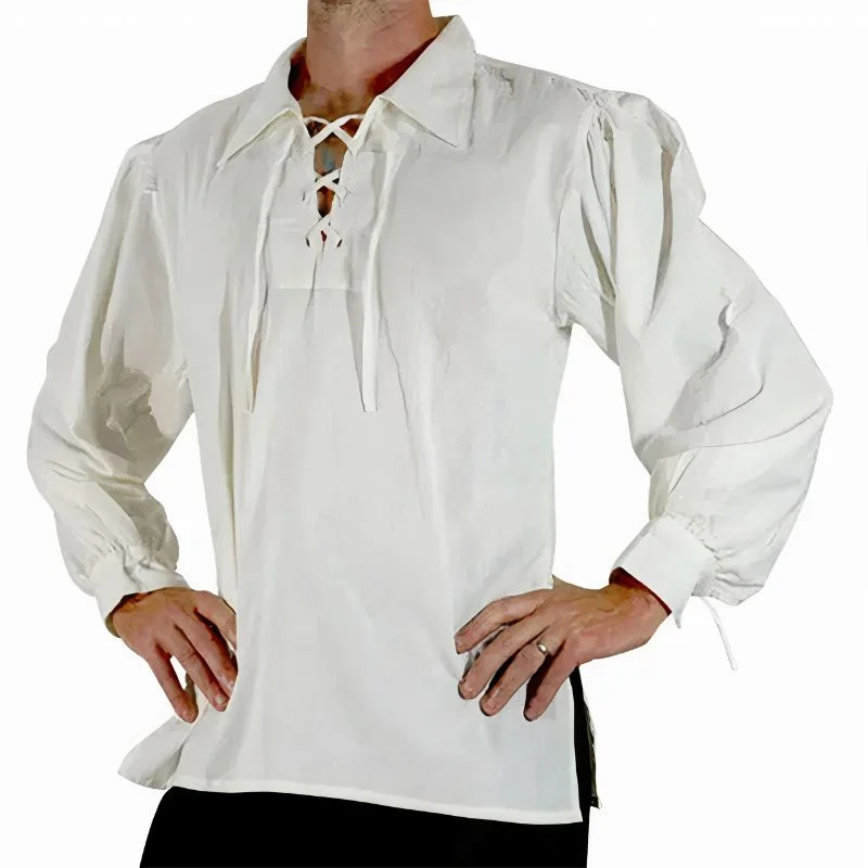 Camisa Pirata Simples - Branco