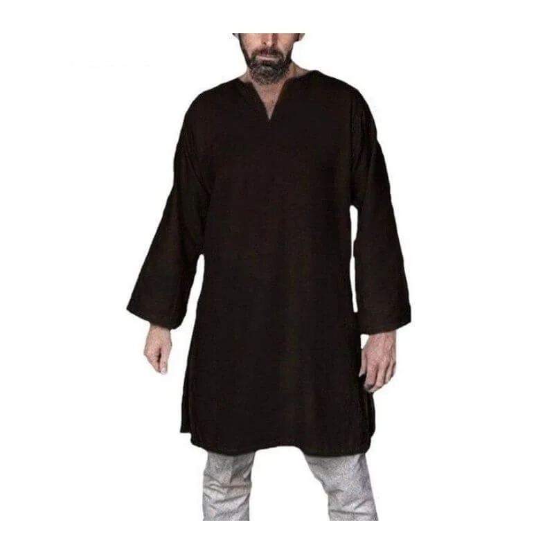 Camisa Pirata Viking Preta