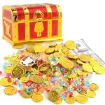 Cofre Pirata - Brinquedo Super Tesouro