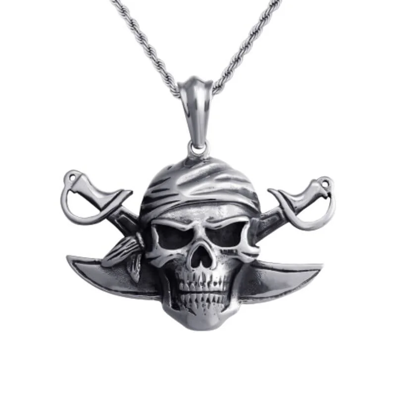 Colar Pirata Cabeça de Morto