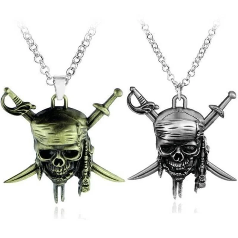 Colar Pirata Jack Sparrow