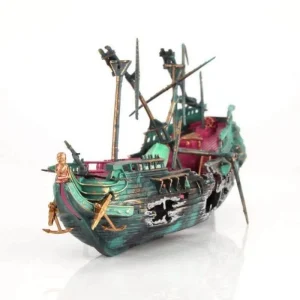 Barco Pirata - Naufrágio Quebrado Em Dois ( Aquário )