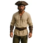 Fantasia de pirata do Caribe masculino