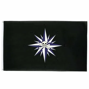 Bandeira Pirata - Bússola