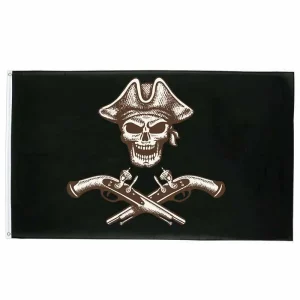 Bandeira Pirata - Pistola