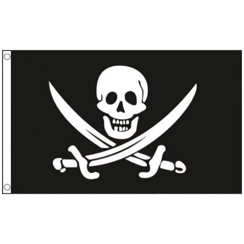 Bandeira pirata - Jack Rackhame