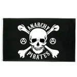 Bandeira Pirata - Anarquista