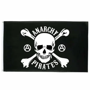 Bandeira Pirata - Anarquista