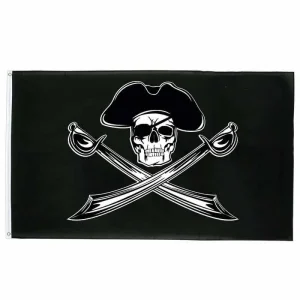 Bandeira Pirata - Com Chapéu