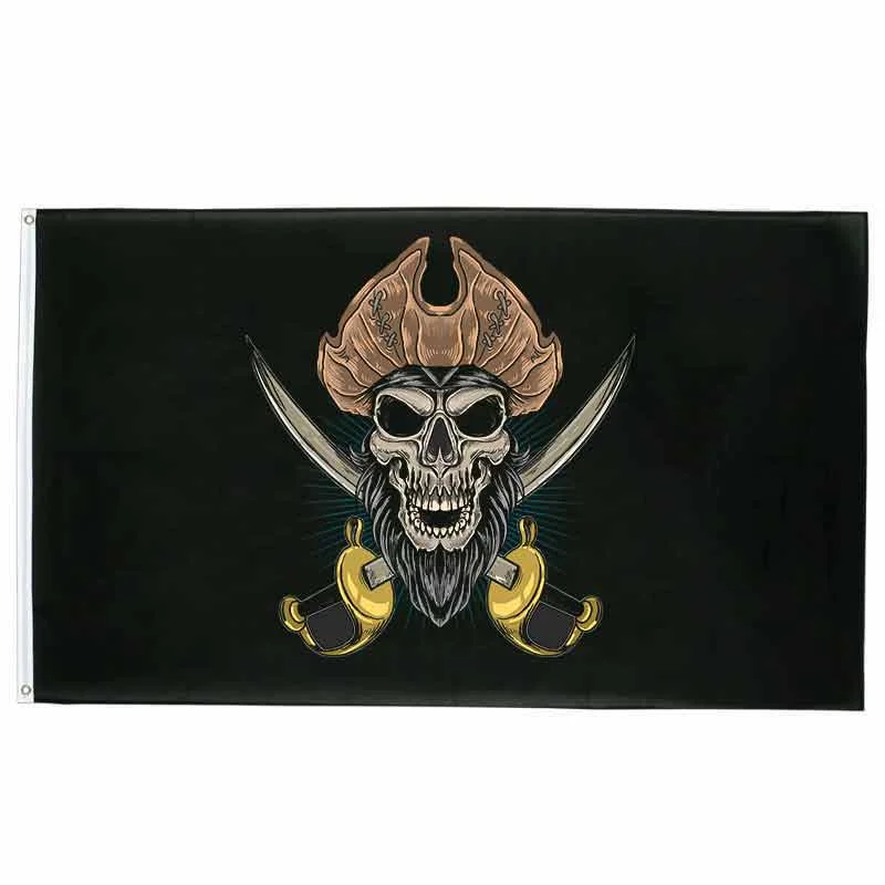 Bandeira Pirata com Tricorne