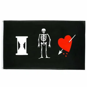Bandeira Pirata - Coração