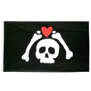 Bandeira Pirata - Coração Arrancado