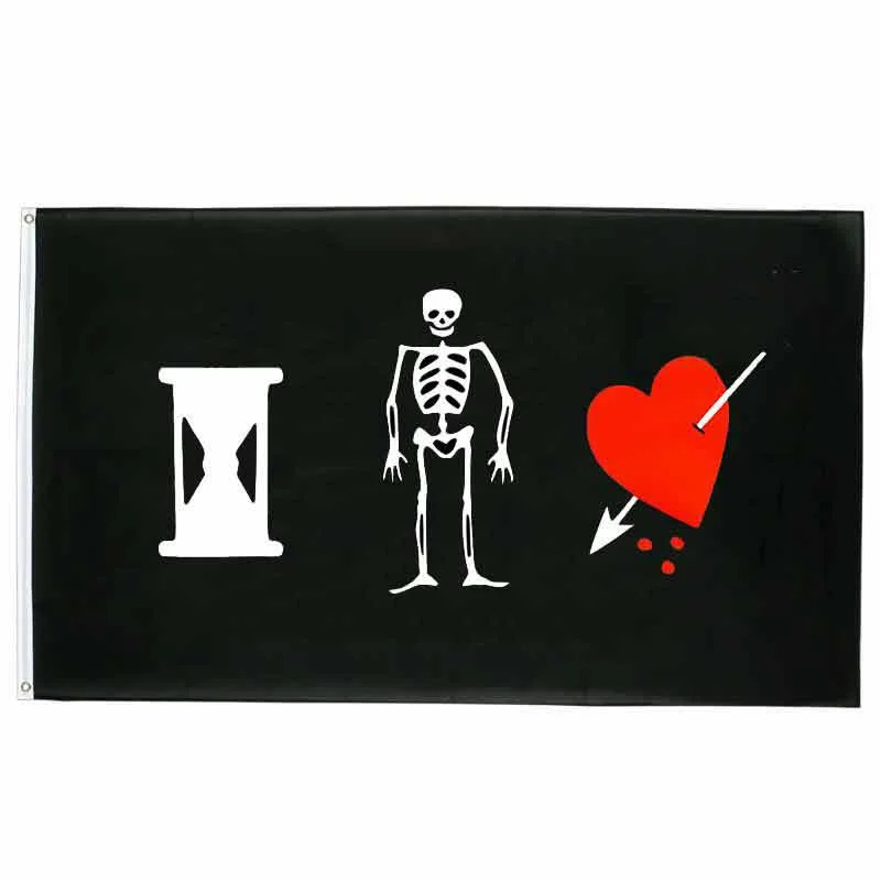 Bandeira Pirata Coração
