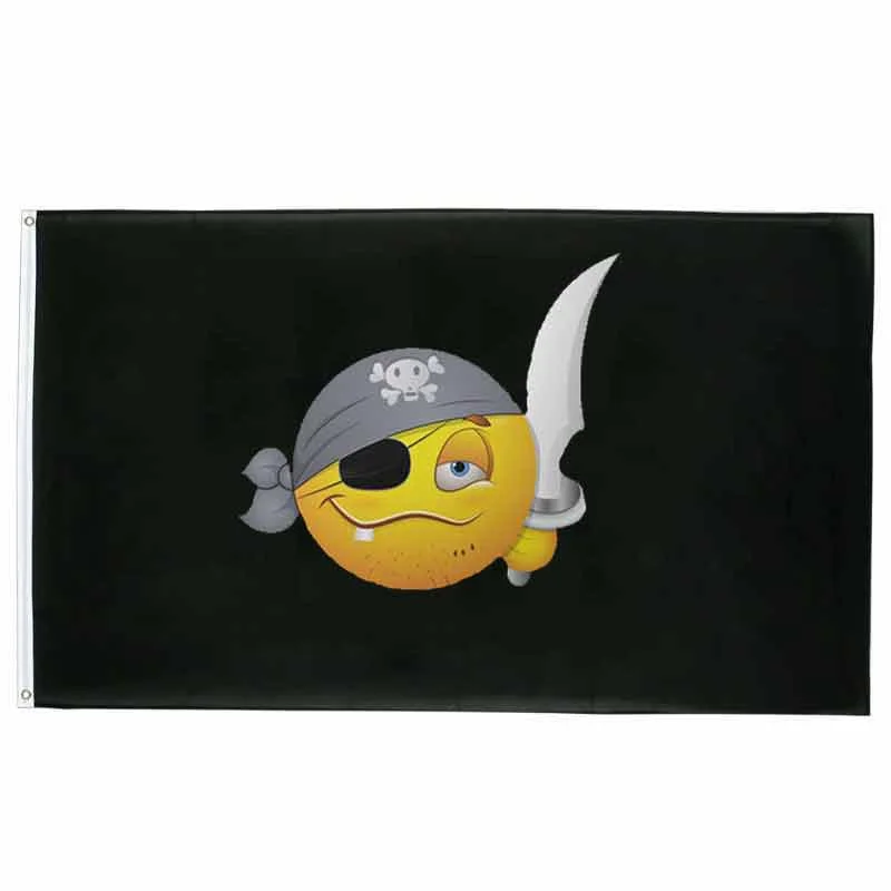 Bandeira Pirata - Emoji