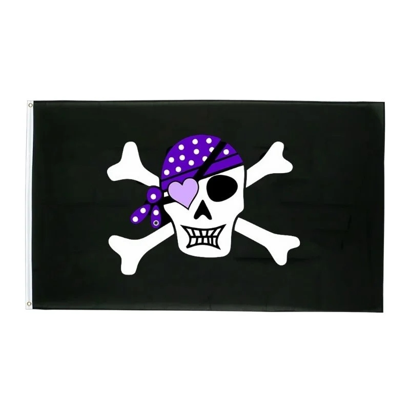 Bandeira Pirata Menina