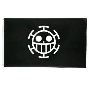 Bandeira Pirata - Coração ( One Piece )