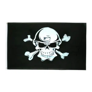 Bandeira Pirata - Caveira Alemã