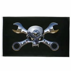 Bandeira Pirata - Moto