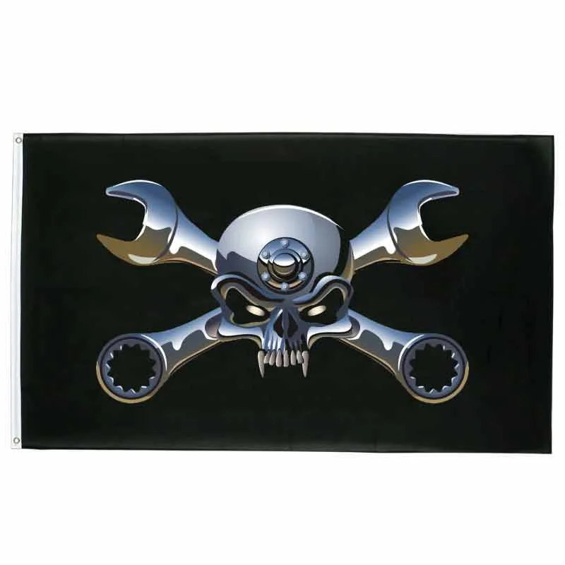 Bandeira Pirata Moto